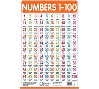 Numbers 1-100 - My First Early Learning Wall Chart: For Preschool, Kindergarten, Nursery And Homeschooling (19 Inches X 29 Inches)