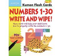 Numbers 1-30 Write & Wipe (Kumon Flash Cards)