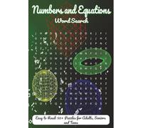 Numbers and Equations Word Search: Algebra Geometry Arithmetic Thinking