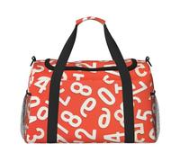 Numbers Arts Travel Duffel Bag Weekend Bag Weekender Overnight Carry On Hand Bag Workout Sport Hospital