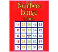 Numbers Bingo Game: Classic Bingo Game, Large Print 100 Bingo for all Bingo Lovers