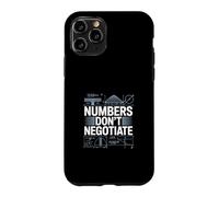 Numbers Don't Negotiate Engineer Math Blueprint Case for iPhone 11 Pro