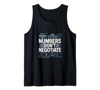 Numbers Don't Negotiate Engineer Math Blueprint Tank Top