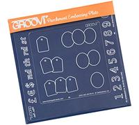 Numbers Groovi Inset + Ovals & Tags Groovi Baby Plate