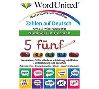 Numbers in German : Write & Wipe Flashcards