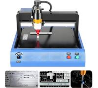 Numbers Letter Tag Nameplate Engraver Device, 2in/S Nameplate Marking Engraver, Dot Peen Metal Engraving Machine, Desktop Jewelry Engraving Machine Tool, Suitable For Steel Plate Labels 200*150mm