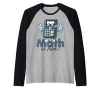 Numbers, Logic, and Endless Possibilities. Math is fun. Raglan Baseball Tee
