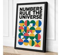 Numbers Rule the Universe Canvas Wall Art Print 36x24 Inch (91 x 61 cm)