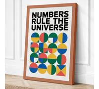 Numbers Rule the Universe Canvas Wall Art Print 36x24 Inch (91 x 61 cm)