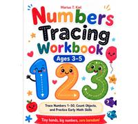 Numbers Tracing Workbook: Ages 3-5: Trace Numbers 1-50, Count Objects, and Practice Early Math Skills (Little Learners Tracing Fun)