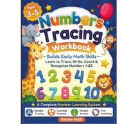 Numbers Tracing Workbook for Kids Ages 3-5: Learn to Trace, Write, Count & Recognize Numbers 1-20 with Guided Arrows, Counting Activities, Writing ... Pages for Preschool & Kindergarten Readiness