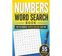 Numbers Wordsearch Book: Numbers Themed Word Search With Easy To Read Text Including Maths, Calculations And Functions | 6x9 Inches, 110 Pages | 55 ... Gift For Holidays And Special Occasions