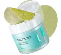 numbuzin No.1 Toner Pads | Centella Re-Leaf Green Toner Pad | Double-Sided | Centella Asiatica, Heartleaf, Licorice Root | Calming, Hydrating, Exfoliating | 70 Pads/190 ml