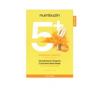 numbuzin - No.5+ Glutathione Vitamin Concentrated Mask Set 10 sheets 2025 Version - 27ml x 10 sheets