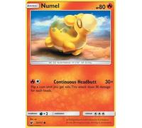 Numel 13/111 Common Reverse Holo Pokemon Card (SM Crimson Invasion) + 1x TitanCards® Toploader