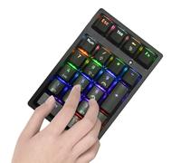 Numeric Keypad - 21 Key USB Mechanical Keyboard, Mini Portable Numeric Keypad, Compatible with PC, Laptop and Desktop, Ideal for Fast Typing, , Compact Durable Prat