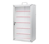 Numerical Lock Mobile Phone Cabinet, Wall-Mounted Aluminum Security Locker with Handle, Ideal for Exam and Workplace Use, Secure Storage Solution for Phones