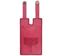 Numfog Boot Wallet for Women,Western Boot Wallet with Snap Strap,Leather Boot Wallet, Credit Card Holder, Pink, 1pcs