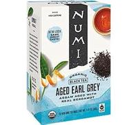 Numi - Black Tea, Organic, 18 Bags/BX, Aged Early Gray, Sold as 1 Box, NUM 10170
