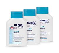 numis med Shampoo pH 5.5 Pack of 3 Skin Soothing Hair Shampoo for Very Sensitive & Sensitive Skin - Vegan Hair Care without Silicones, Parabens & Minerals - Hair Shampoo (3 x 200 ml)
