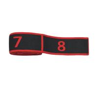Nummeriertes Widerstandsband For Dehnung & Kraft - Elastisches Fitnessband Aus Polyester-Baumwolle For Yoga, Pilates & Reha | Stretching-Gurt Mit 9 Schlaufen For Home-Workout & Gym, 90 x 4 cm