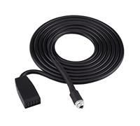 NUMNBE 3.5mm Aux Adapter Cable for E46, Female Jack, 1.5m Length, Black - Easy Plug and Play Installation, High Sound Quality for Car Audio Connection