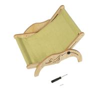 NUMNBE Cat Lounge Chair Foldable Adjustable Wooden Mini Beach Chair for Cats Pets Comfortable Lounger Indoor Cats Kittens Puppies
