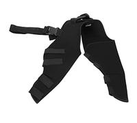 NUMNBE Dog Knee Brace Leg Support Adjustable Hind Legs Protector for Dogs Recovering Soft Elastic Material Shockproof Heat Preservation for Dogs (HJ25 Leggings dobles traseros negros S)