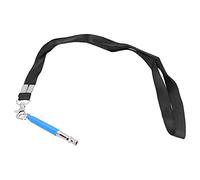 NUMNBE Dog Training Whistle - Adjustable Ultrasonic Bark Control Device for Obedience Training and Managing Dog Behavior (Black with Lanyard) (Blue rope)