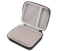 NUMNBE Guitar Pick Holder Case - EVA Storage Bag for 40+ Picks, Mesh Pockets for & Strings, for Musicians on The Go (Black)