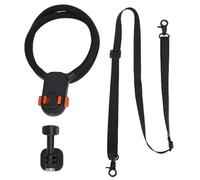 NUMNBE Neck Mount for Action Camera, Magnetic POV Holder with Chest Strap and Quick Release Base for 360 and 3 - Comfortable Wear, Stable Footage, Adjustable Fit
