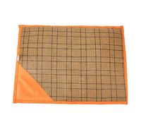NUMNBE Soft Bamboo Fiber Pet Sleeping Cooling Pad Mat Wear-, for Cat Dog, Skin-Friendly, Ideal for Rest, Blue/Orange (S30*40)
