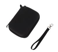 NUMNBE Sports Camera Storage Bag Large Capacity, PU Leather with Mesh Pocket, Two Way, Lanyard, Compatible with Action Cameras - Compact Durable Design, Easy Carry for Outdoor Us