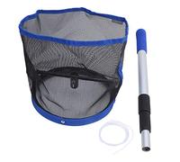 NUMNBE Table Tennis Ball Picker - Large Capacity 120pcs Scoop, Stable Telescopic Net, Retractable Handle with Adjustable Angle, Easy Pickup Under Table, Portable and Space Saving