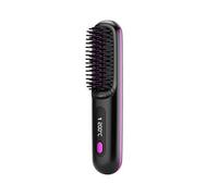 Numoya Portable Straightener Brush - GoBrush PRO Cordless Portable Straightener, Rechargeable Hair GoBrush Pro Hot Comb for Quick Styling at Home or Travel