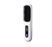 Numoya Portable Straightener Brush - GoBrush PRO (White)