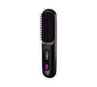 Numoya Portable Straightener Brush - GoBrush PRO Wireless Straightening Comb USB Rechargeable Heated 3 Temperature Settings Mini Styling Comb Suitable for All Hair Types