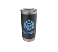 NumPy - Python Library for Software Developers, Programmers Stainless Steel Insulated Tumbler