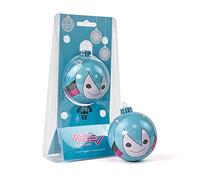 Numskull Bauble Heads Official Crypton Hatsune Miku Christmas Tree Decoration Ornament - Blue Tin Metal Christmas Bauble Ball Hanging Décor