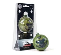 Numskull Bauble Heads Official DOOM DOOM Slayer Christmas Tree Decoration Ornament - Khaki Tin Metal Christmas Bauble Ball Hanging Décor …