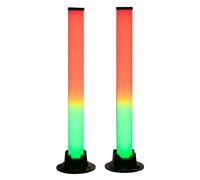 Numskull Desktop LED Light Bars with RGB Lighting - Colour Changing Ambient Gaming Lights via Bluetooth or Remote Control for Xbox, PlayStation, PC, Switch, Multi-Platform Compatibility