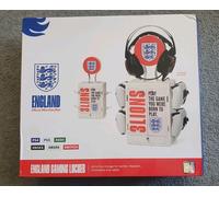 Numskull England Football - Official Gaming Locker - Xbox & PlayStation - White