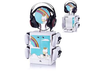 Numskull Eric The Unicorn Gaming Locker, Controller Holder, Headset Stand for PS5, Xbox Series X S, Nintendo Switch - Official Numskull Merchandise
