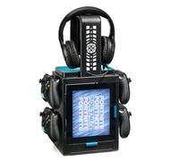Numskull Official Fornite LED Light Gaming Locker, Controller Holder & Headset Stand for PS4/PS5 & Xbox Series X|S - Multiple LED Lighting Settings - Official Fortnite Merchandise