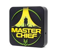 Numskull Halo Master Chief 3D Lamp Wall Light - Ambient Lighting Gaming Accessory for Bedroom, Home, Study, Office, Work - Official 343 Industries Merchandise