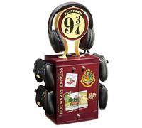 Numskull Official Harry Potter Platform 9 3/4 Gaming Locker & Storage Stand, Holds 10 Games/DVDs, 4 Controllers, Headset & Accessories - Durable & Compact Organizer - Official Harry Potter Merchandise