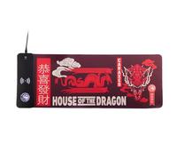 Numskull House of the Dragon XL RGB Gaming Mat with 15W Wireless Charger | Customizable LED, Anti-Slip, Spill-Resistant