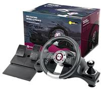 Numskull Next-Gen Pro Racing Wheel with Pedals and Shifter - Compatible with Xbox Series X|S, Xbox One, PS4, Nintendo Switch and PC - Realistic Steering Wheel Controller Accessory