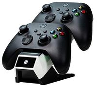 Numskull NUM-461Official Xbox Series X Twin Wireless Controller Charging Station, Includes 2 x Rechargeable Battery Packs, Compatible with Xbox Series S