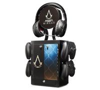 Numskull Official Assassins Creed Gaming Locker & Storage Stand - Holds 10 Games/DVDs, 4 Controllers, Headset, and Accessories - Durable & Compact Organizer - Official Assassins Creed Merchandise